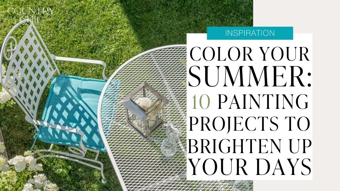 10 outdoor summer painting project ideas