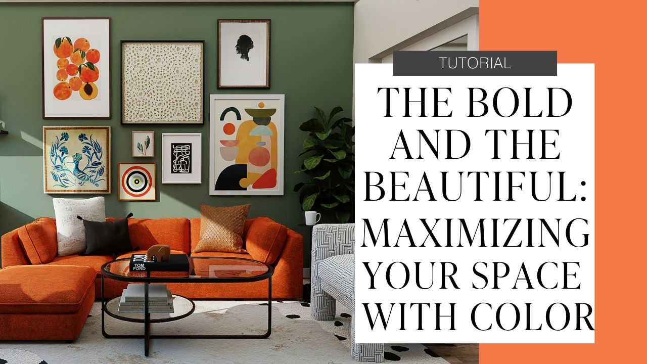 Bold paint colors & Maximalist design style