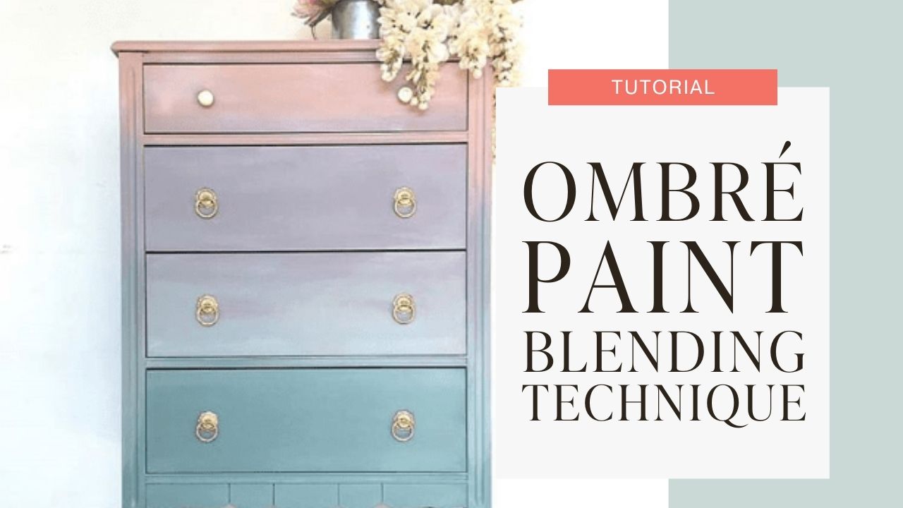 ombre paint blending tutorial