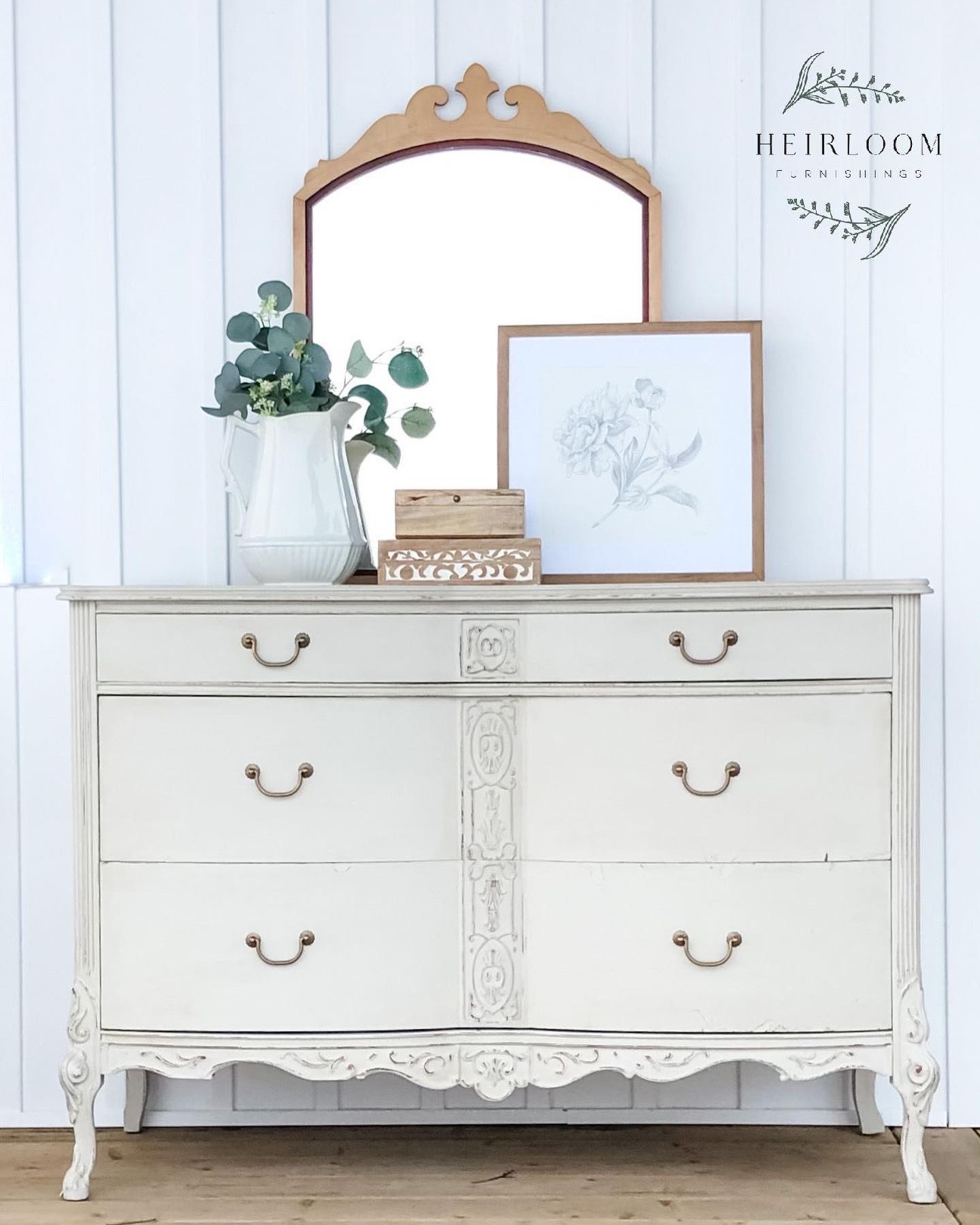 Curvy Dresser in Sunday Tea