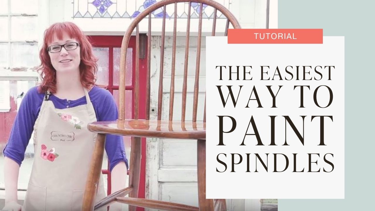 Tutorial the easiest way to paint chair spindles