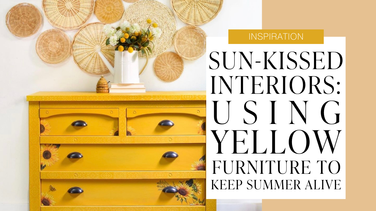 Sun-kissed interiors: using yellow furniture to keep summer alive